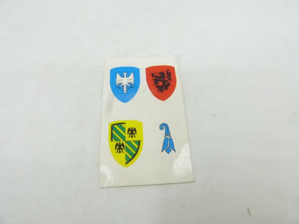 Britains Deetail Sheet with stickers for knight's shields