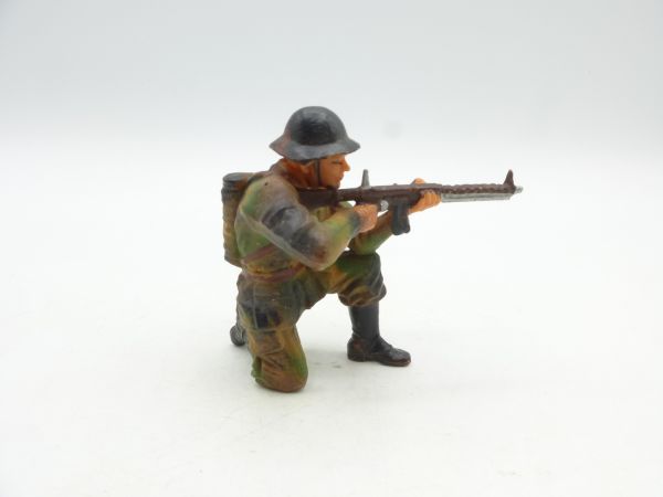 Elastolin 7 cm Swiss Armed Forces: Soldier kneeling shooting with SG