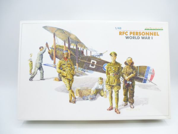 Eduard 1:48 WW I, RFC Personnel, No. 8505 - orig. packaging, on cast