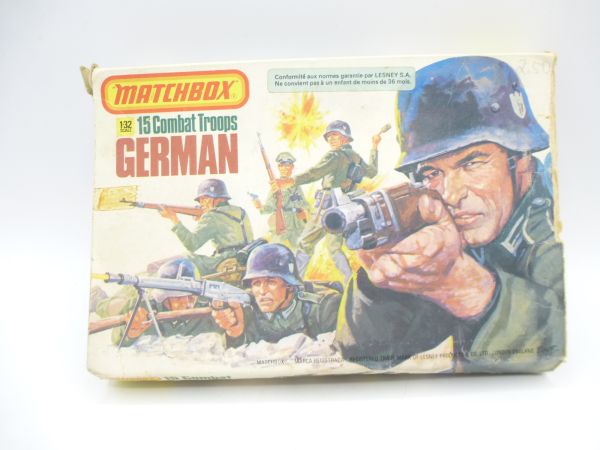 Matchbox 1:32 German Combat Troops, Nr. P-6001 - OVP, Figuren komplett