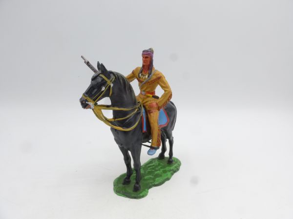 Elastolin 7 cm Winnetou on horseback, No. 7551 - brand new
