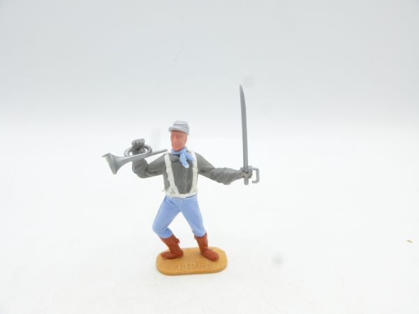 Timpo Toys Southerner standing with trumpet + sabre
