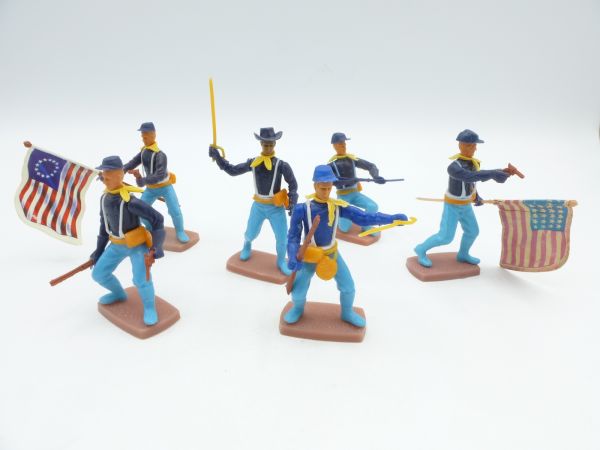 Plasty Nice group of Union Army soldiers on foot (6 figures)