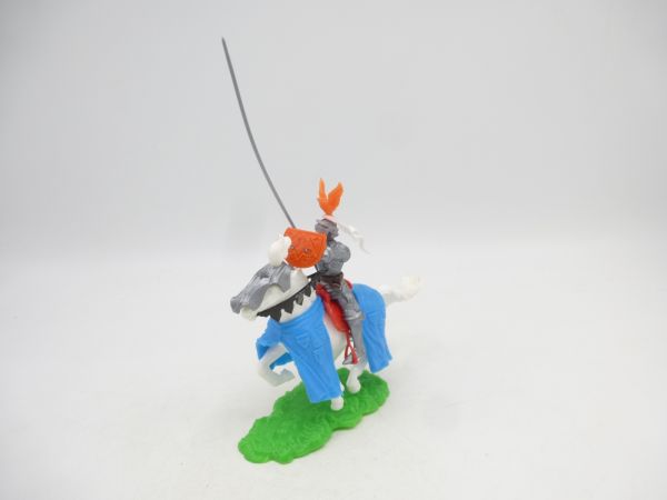 Elastolin 5,4 cm Knight riding with lance