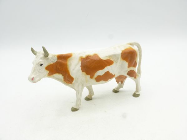Preiser Cow standing, No. 6805, brown/white