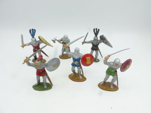 Timpo Toys Knights 1st version (6 figures) - nice set