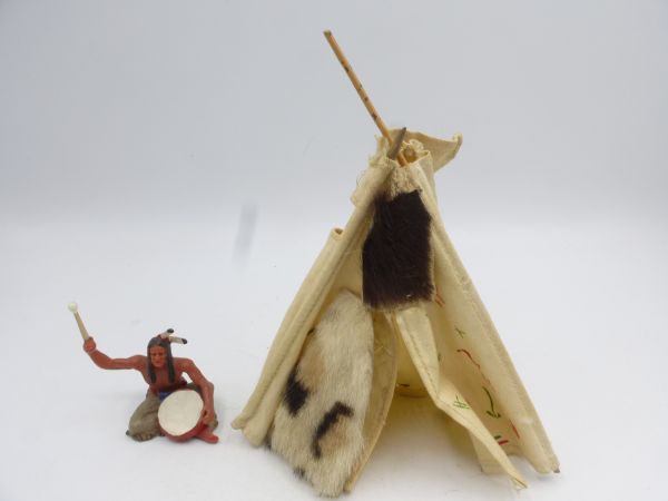 Elastolin 7 cm Tent, suitable for 7 cm figures (without figure) - rare