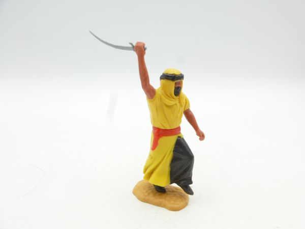 Timpo Toys Arab standing lunging with sabre, yellow