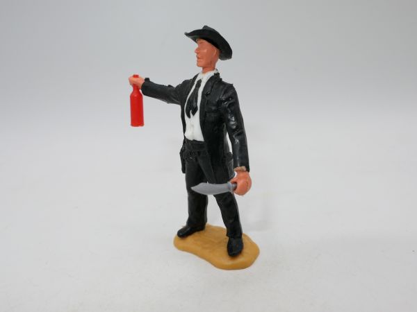 Timpo Toys Dr. Tripp standing with red bottle + knife