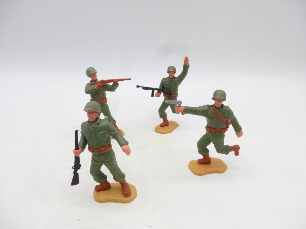 Timpo Toys Americans (4 figures) - nice group