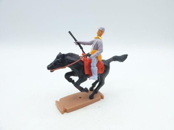 Plasty Southerner riding with rifle + pistol