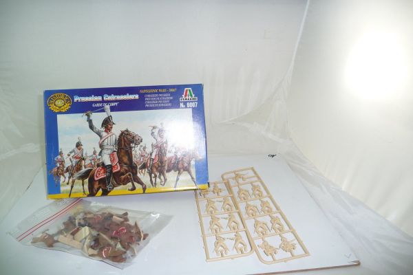 Italeri 1:72 Prussian Cuirassiers 1806/7, No. 6007 - orig. packing, parts partly on cast
