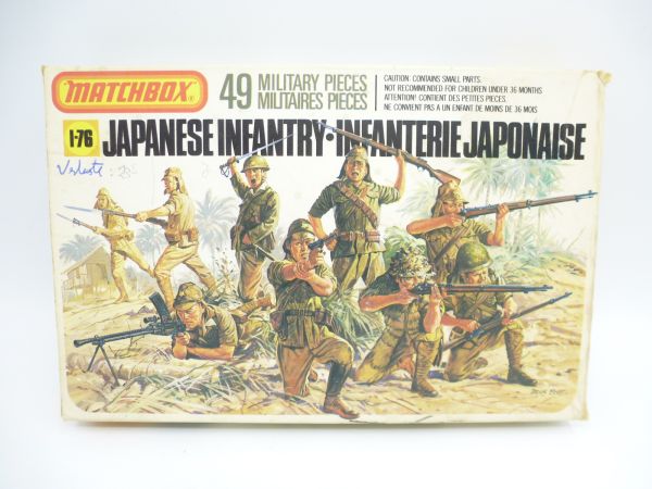 Matchbox 1:76 Japanese Infantry, Nr. P 5007 - OVP, 81 bemalte Figuren