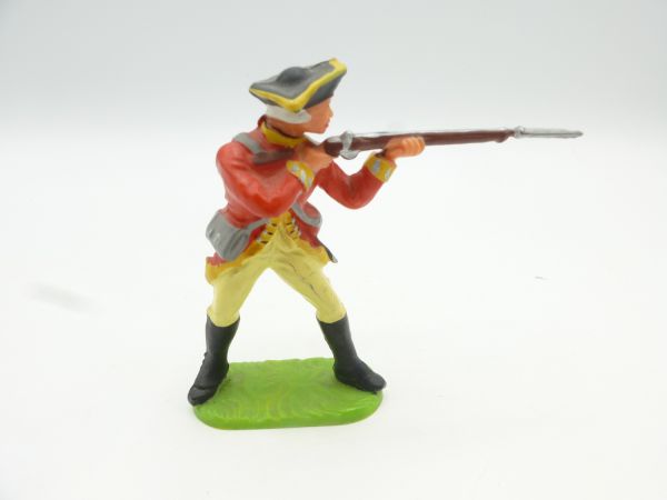 Elastolin 7 cm British Grenadiers; soldier standing firing, No. 9145