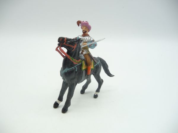 Merten 4 cm Lansquenet riding, sword in front of the body - great horse