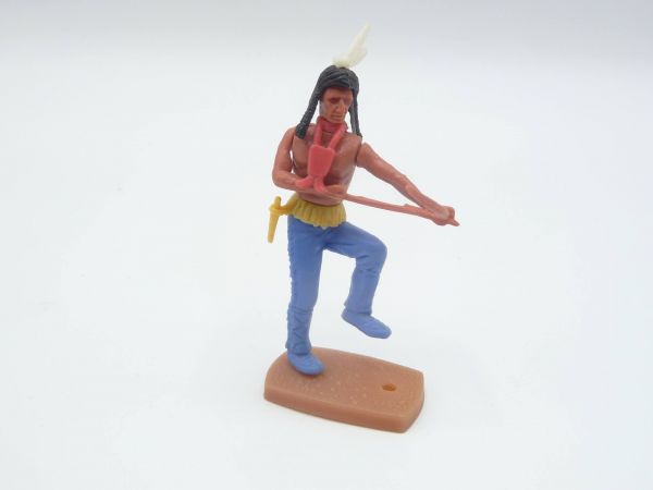 Plasty Indianer laufend mit Bogen