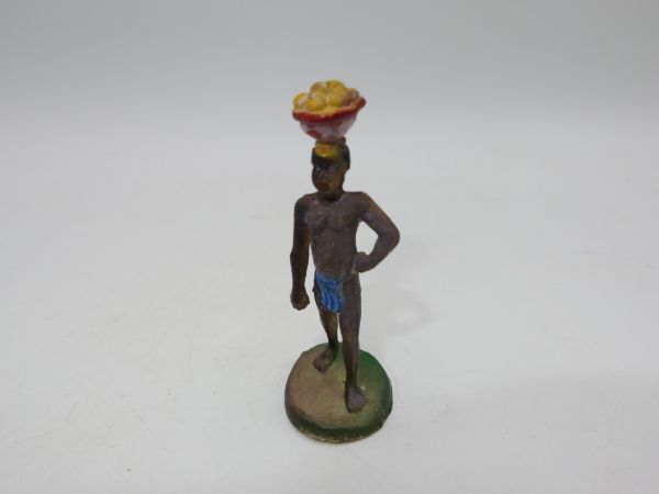 Clairet African woman with bowl on her head