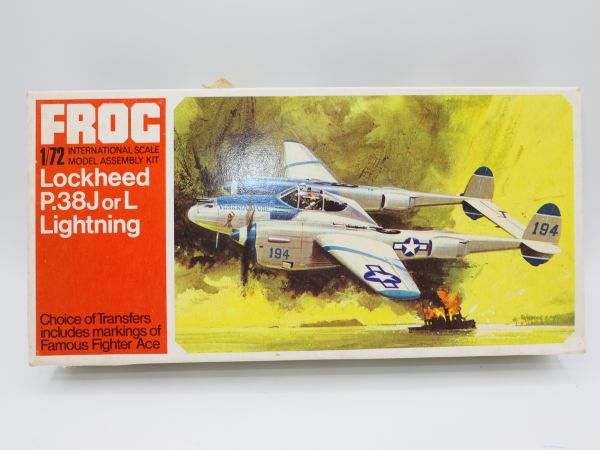 FROG 1:72 Lockheed P.38 J or L Lightning, No. F186 - orig. packaging, closed box