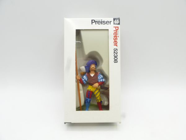 Preiser 7 cm Piece-master standing, No. 9040 - orig. packaging, top condition