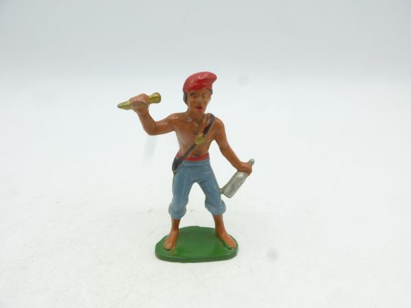 Starlux Corsair / Pirate with bottle - early figure
