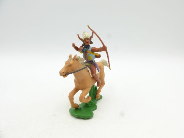 Britains Swoppets Medicine man riding with bow - rare horse
