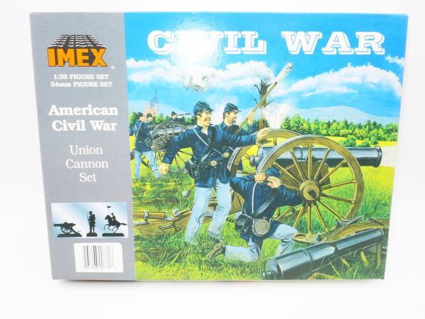 IMEX 1:32 ACW Union Cannon Set, No. 772 - orig. packaging, on cast