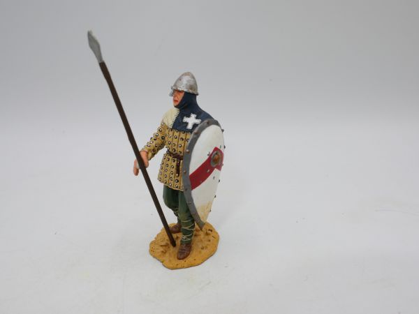 King & Country Crusader / Foot Soldier with spear + shield, MK 006