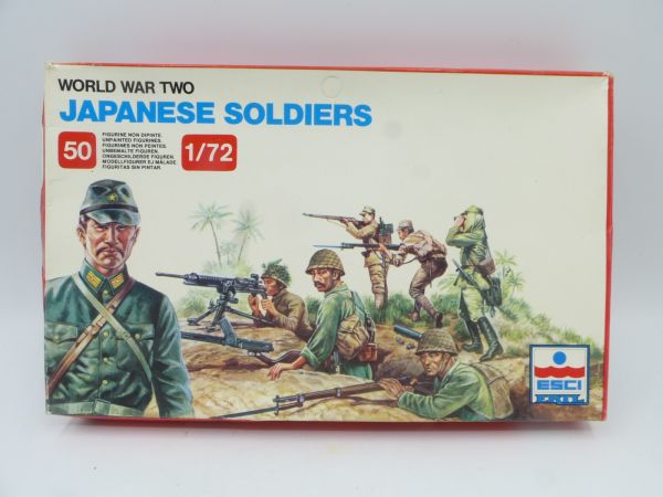 Esci 1:72 Japanese Soldiers, No. 204 - orig. packaging, loose, complete