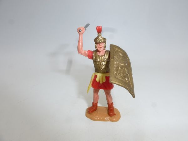 Timpo Toys Römer stehend, rot mit Kurzschwert