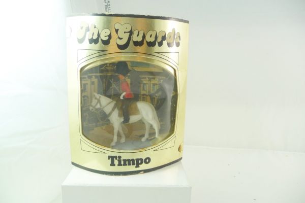 Timpo Toys Guardsman riding - in presentation box, figure unused, box with traces of storage