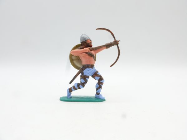 Timpo Toys Viking / archer (light blue) with original shield