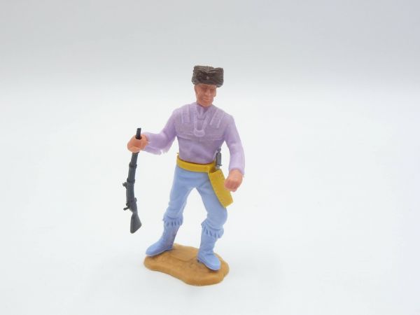 Timpo Toys Trapper stehend mit schwarzem Gewehr