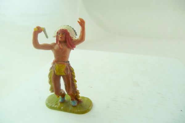 Elastolin 4 cm Indianer rückwärts fallend, Nr. 6810 - tolle Figur