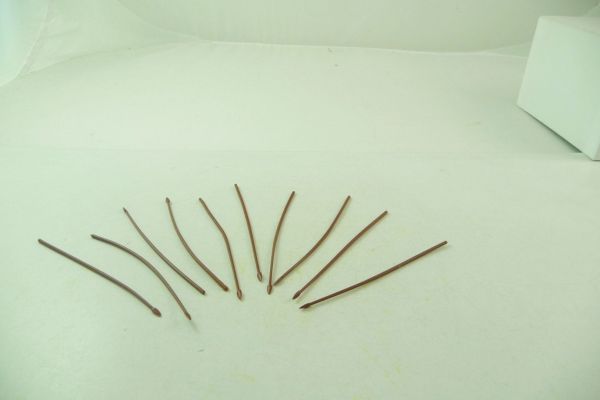 Timpo Toys 10 thin spears (brown)