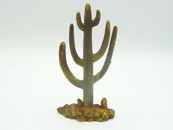 Elastolin 7 cm 7-armiger Kaktus - tolle frühe Bemalung
