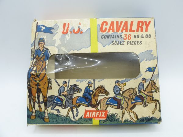 Airfix 1:72 US Cavalry - orig. packaging, old box, figures loose but complete