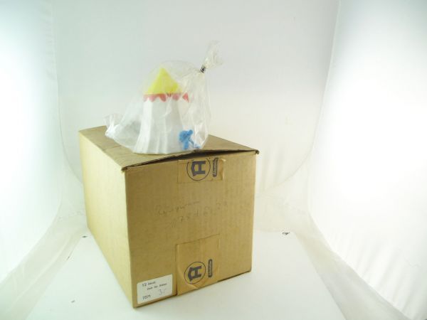 Elastolin 5,4 cm Knight tent, white - incl. original sales box