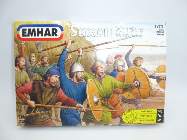 Emhar 1:72 Saxon Warriors 9-10th Century, Nr. 7206 - OVP, am Guss