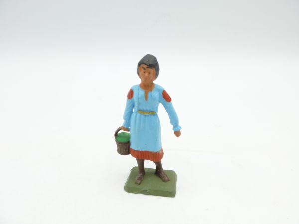 Starlux Indian woman with bucket, light blue