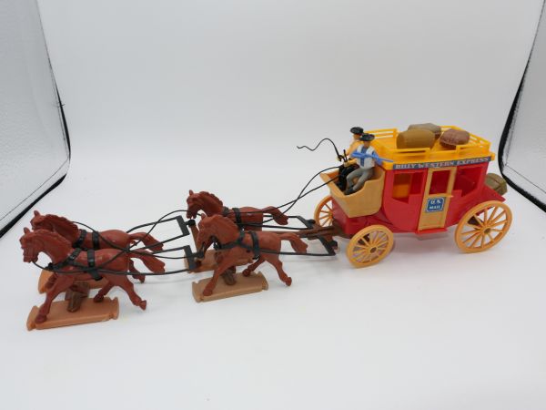 Stagecoach, four-horse - great modification, reins not original