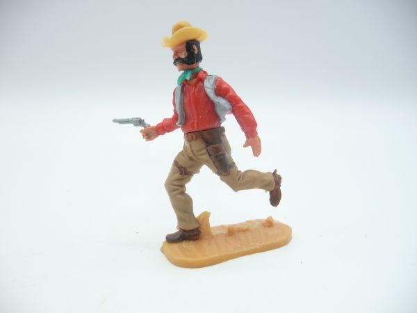 Timpo Toys Cowboy 4. Version laufend, Pistole schießend
