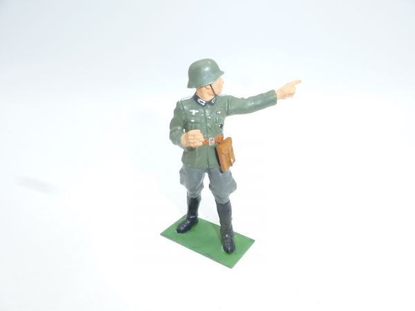 Officer standing pointing (metal figure)
