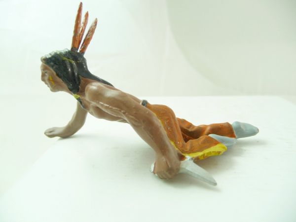 Leyla Indian sneaking with knife - nice figure, very good condition
