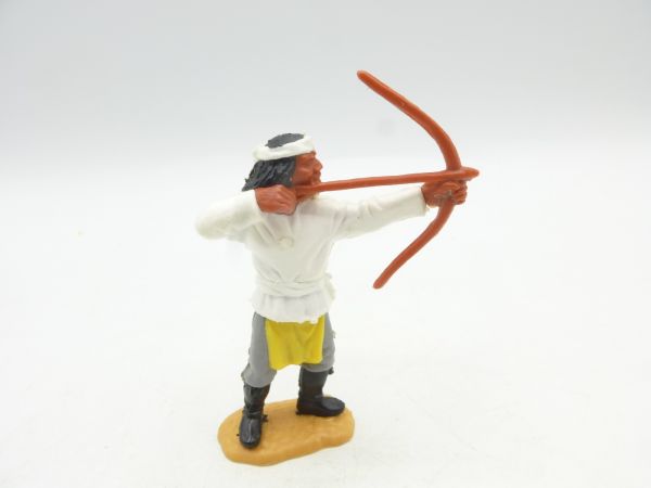 Timpo Toys Apache standing white, shooting bow