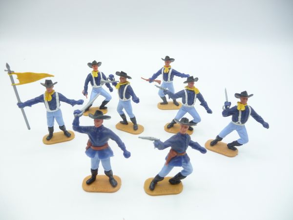 Timpo Toys Complete set of Union Army soldiers 1st version (8 figures)