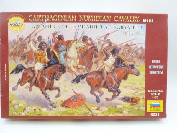Zvezda 1:72 Carthagenian Numidian Cavalry, Nr. 8031 - OVP