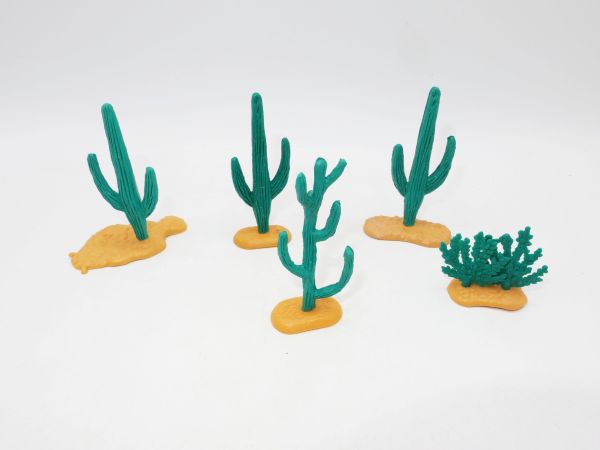 Timpo Toys 5 cacti, dark green