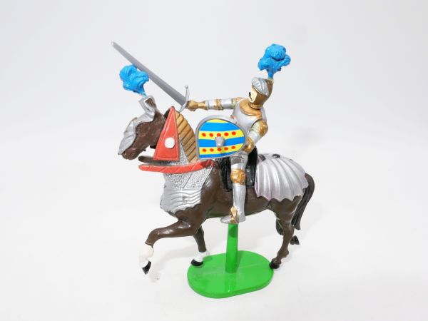 Britains Deetail Knight on horseback with sword + shield