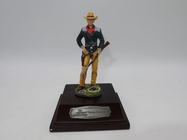 Butch Cassidy on pedestal, total height 13 cm