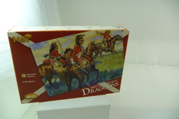 HäT 1:72 British Heavy Dragoons, No. 8033 - orig. packaging, figures on cast